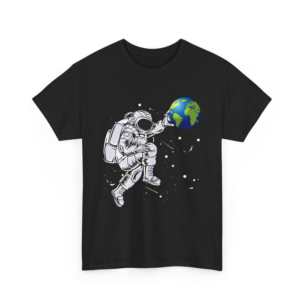 Astronaut Pushing Earth  T-Shirt