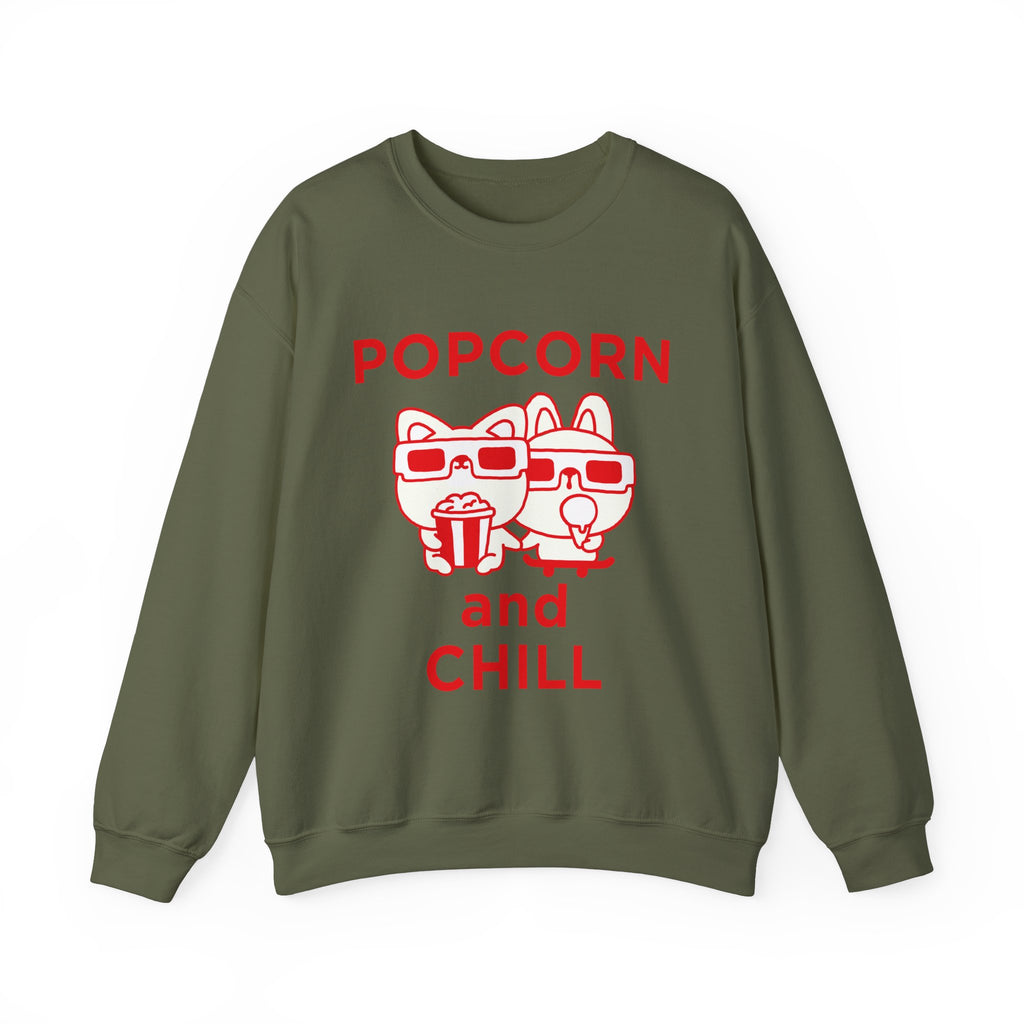 Popcorn and Chill Sweatshirt