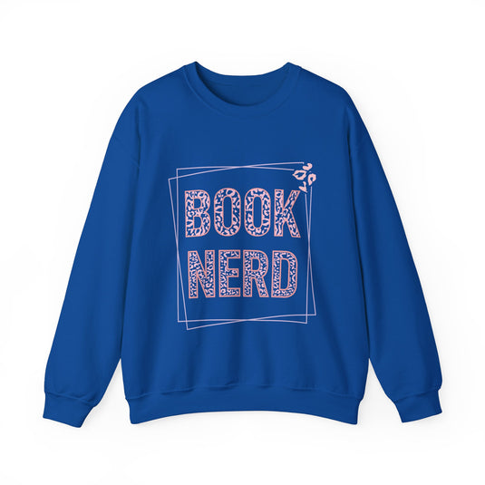 Book Nerd Kiss Print Book Sweatshirt