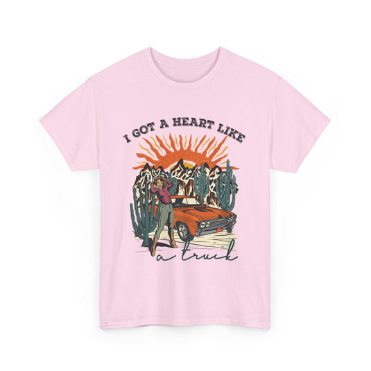 I Got A Heart Like A Truck Western T-Shirt