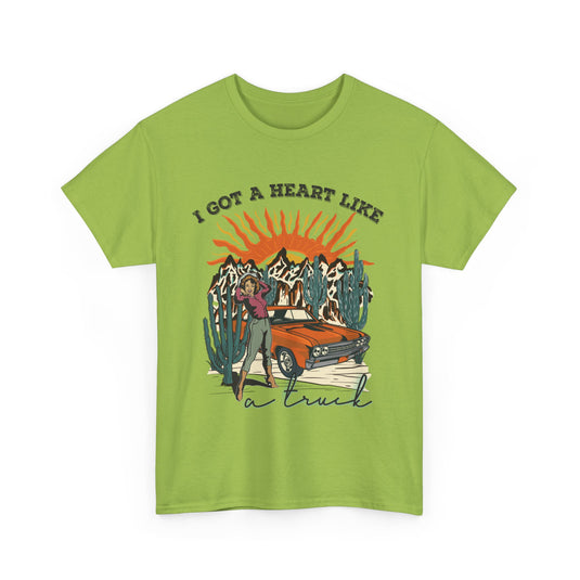 I Got A Heart Like A Truck Western T-Shirt