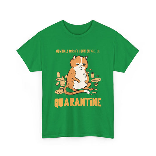 Belly Wasn't There Before Quarantine Cat T-Shirt